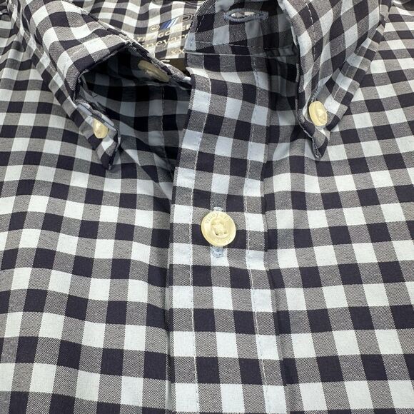 Vineyard Vines Shirt Mens 2XL Blue Gingham Plaid On The Go OTG Performance - Picture 8 of 10